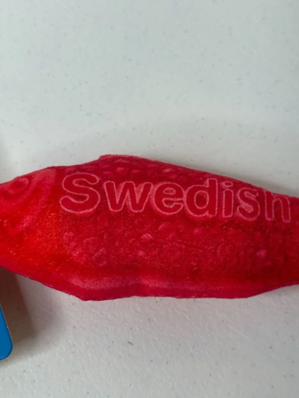 Swedish Fish Candy Plush Dog Toy Red Novelty Pet Toy Gift
